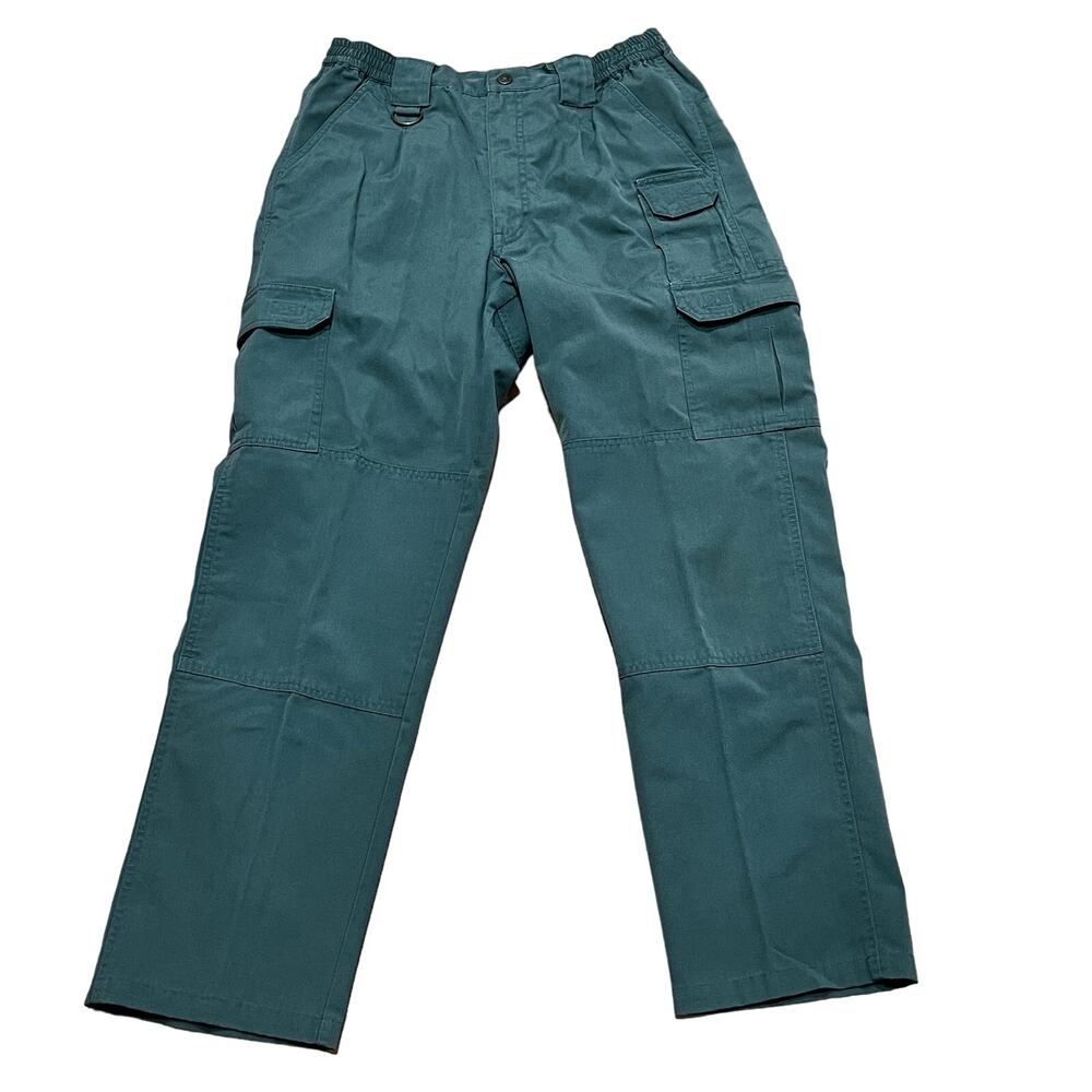 Propper Public Safety Cargo Uniform Work Pants Stretch Waist Green Men's W34 L31